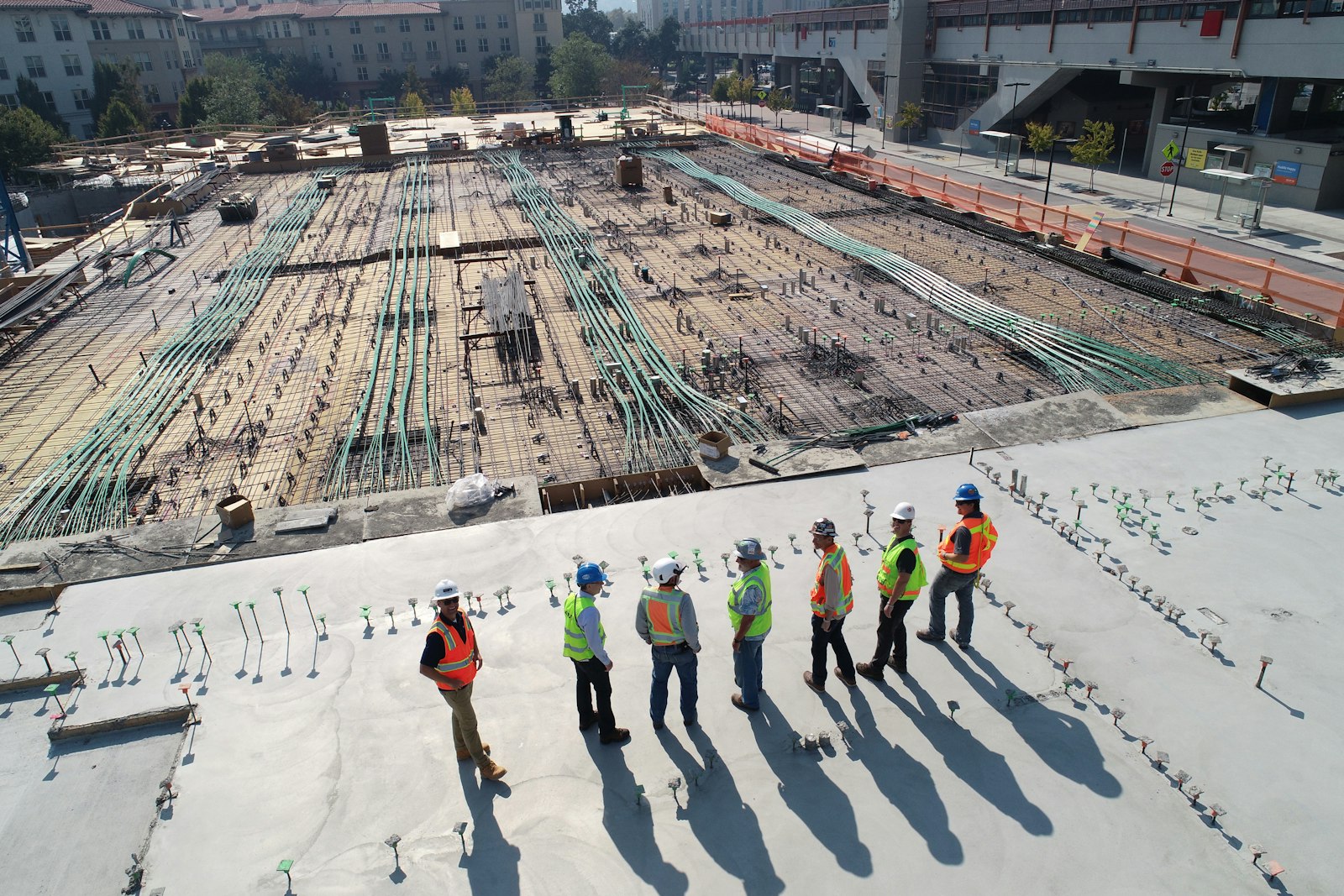 Vista di un cantiere in costruzione — fotografia di archivio